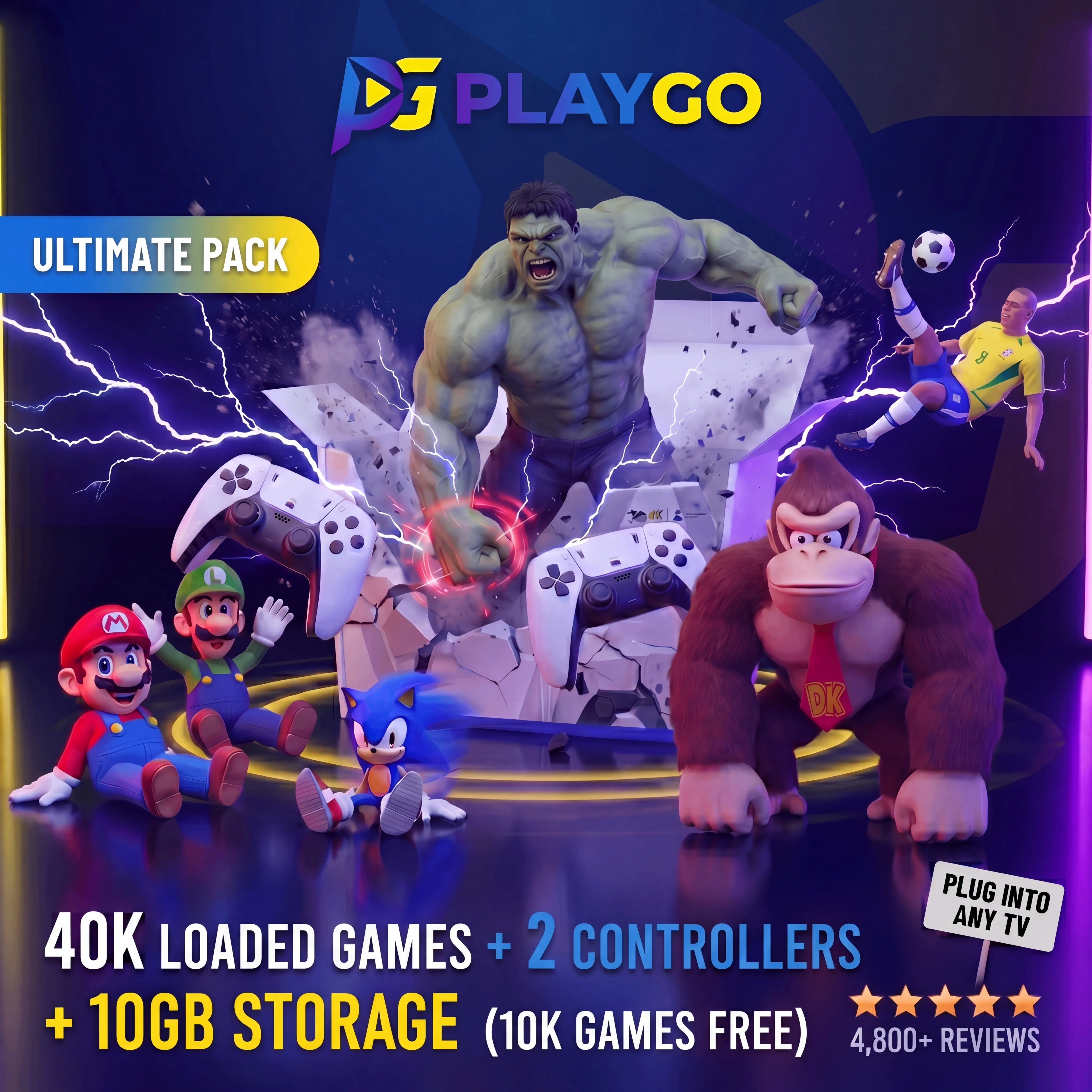PlayGO™ PRO Game Stick (2026 ULTRA EDITION)