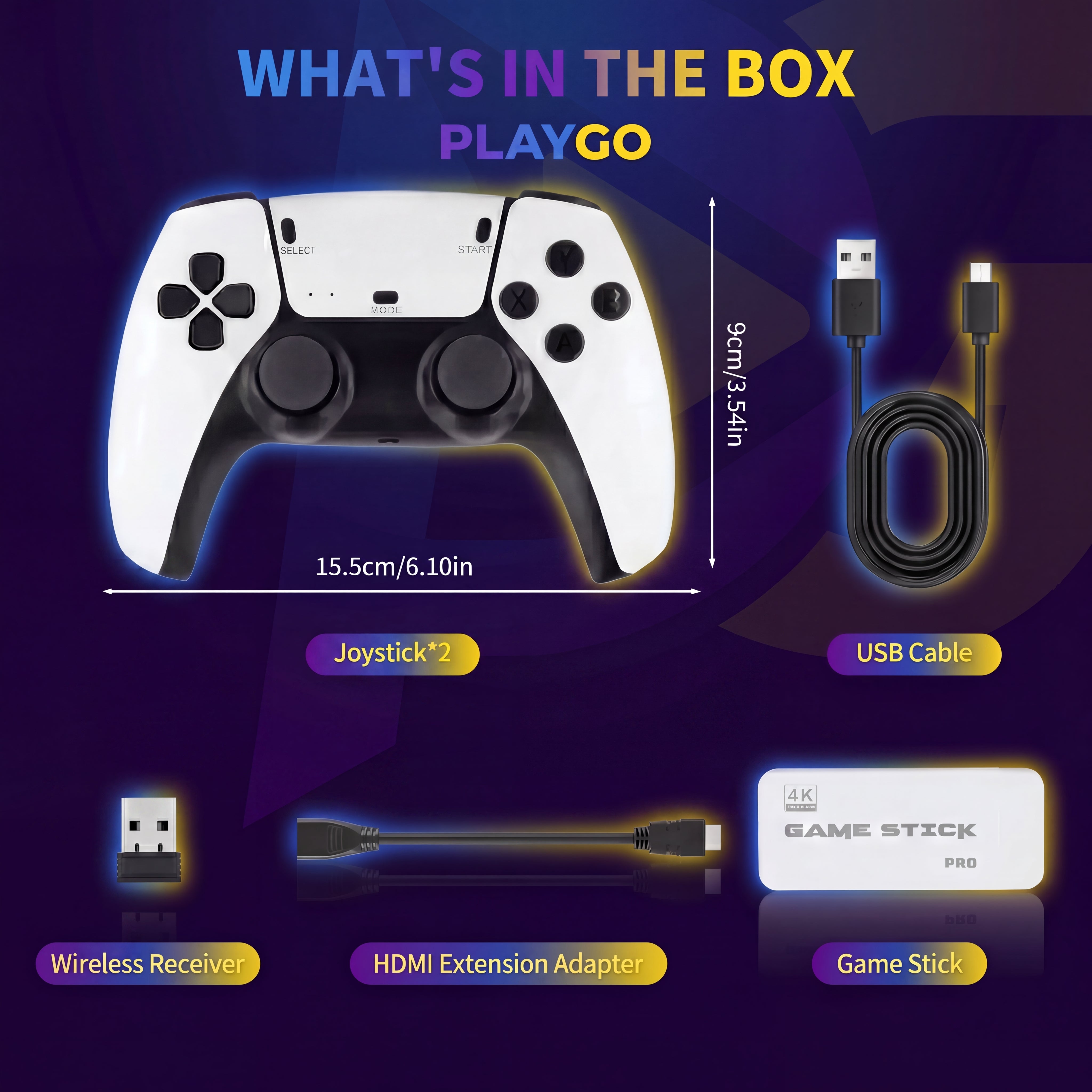 PlayGO™ PRO Game Stick (2026 ULTRA EDITION)